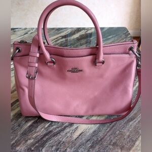 Coach Mauve Pink Mia Leather Women's Bag